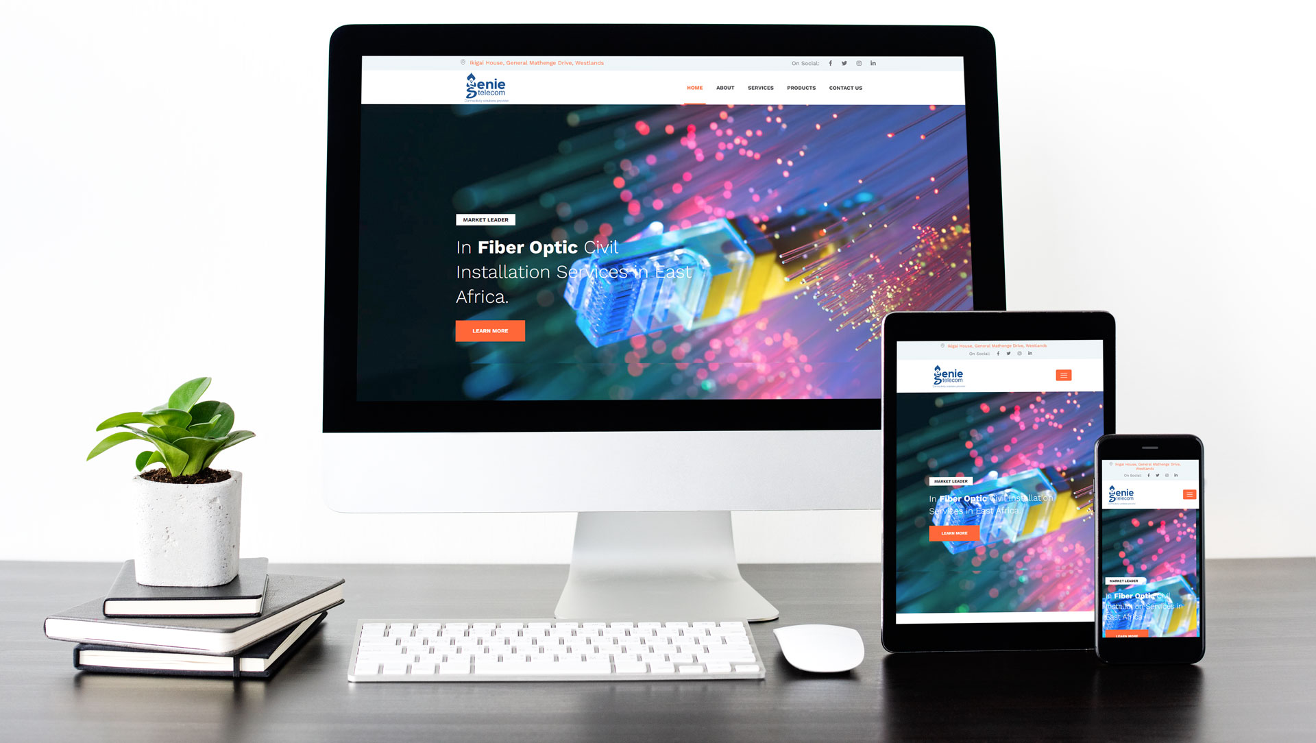 Project screenshot for Genie Telecom